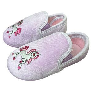 NEW Foamtreads Toddler Girls’ Lilac Unicorn Slippers 9M